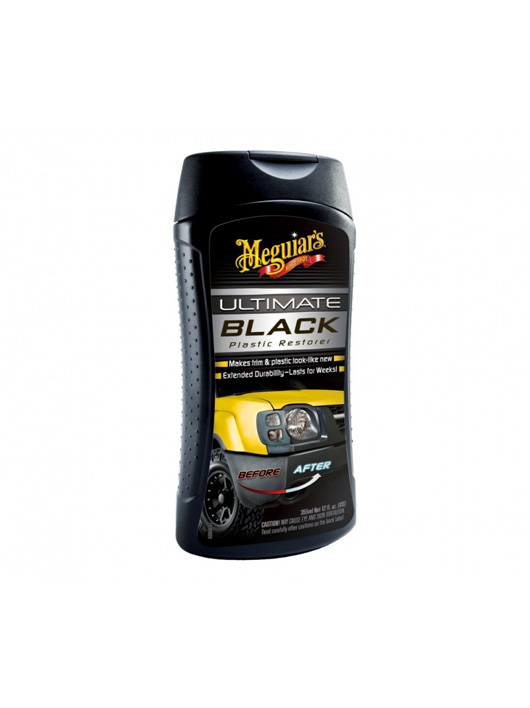 Meguiarโs Ultimate Black, dressing plastic exterior, 354 ml