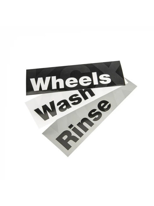 Koch Chemie Bucket Labels, Autocolante galeată (Rinse, Wash, Wheels)
