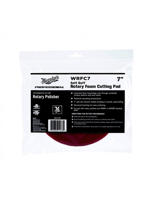 Meguiarโs Soft Buff Rotary Foam Cutting Pad 7" burete polish abraziv 17,78