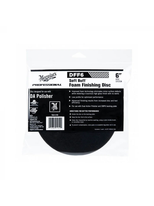 Meguiarโs Soft Buff DA Foam Finishing Disc 6" burete polish finish, 15,24 cm