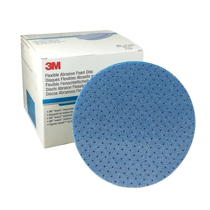 Disc abraziv flexibil 3M Hookit Abrasive Foam P400-P1000, 150MM, 33544