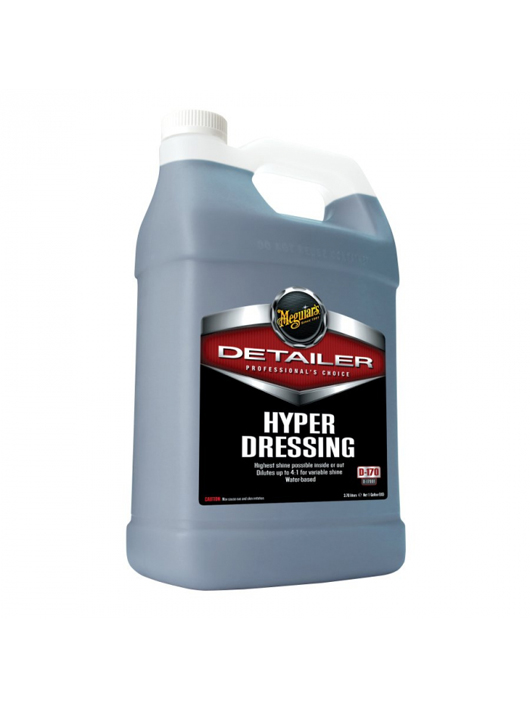 Meguiar’s Hyper Dressing, dressing plastic si cauciuc interior si exterior 3,78l