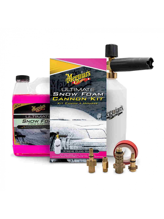 Meguiar’s Ultimate Snow Foam Cannon Kit, kit spălare auto