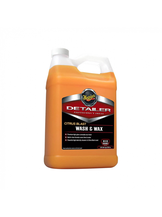 Meguiar’s Citrus Blast Wash and Wax, șampon auto cu protecție, 3,78L
