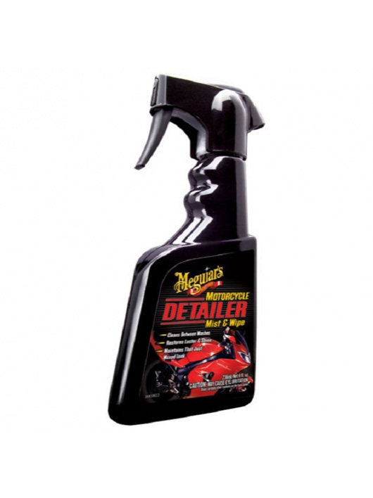 Meguiar’s Motorcycle Detailer Mist and Wipe solutie detailing motociclete 236ml