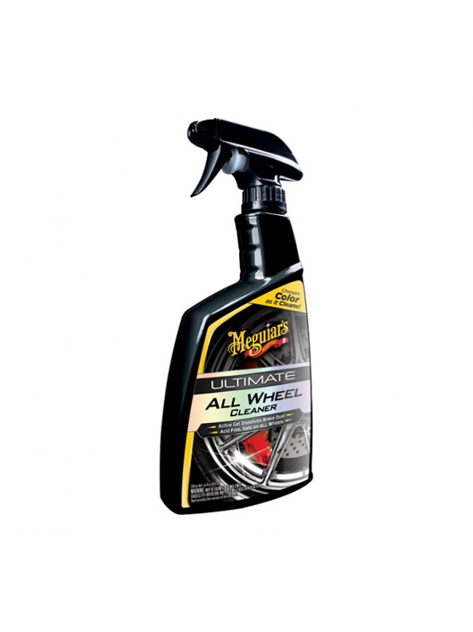 Meguiar’s Ultimate All Wheel Cleaner solutie curatare jante cu martor rosu 710ml