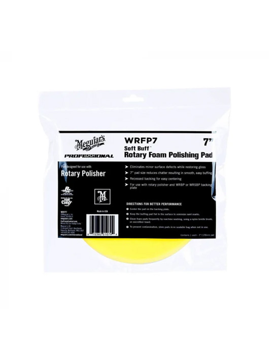 Meguiar’s Soft Buff Rotary Foam Polishing Pad 7" burete polish mediu 17,78cm