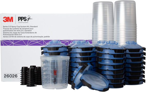 Set 50 PPS 2.0 standard 650ml cu 50 pahare, sita 125 microni, 3M
