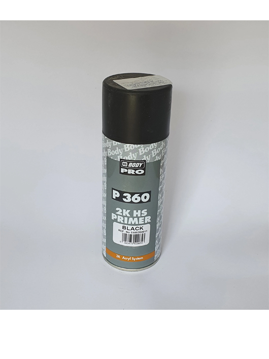 SPRAY BODY FILLER PRIMER 2K HS NEGRU