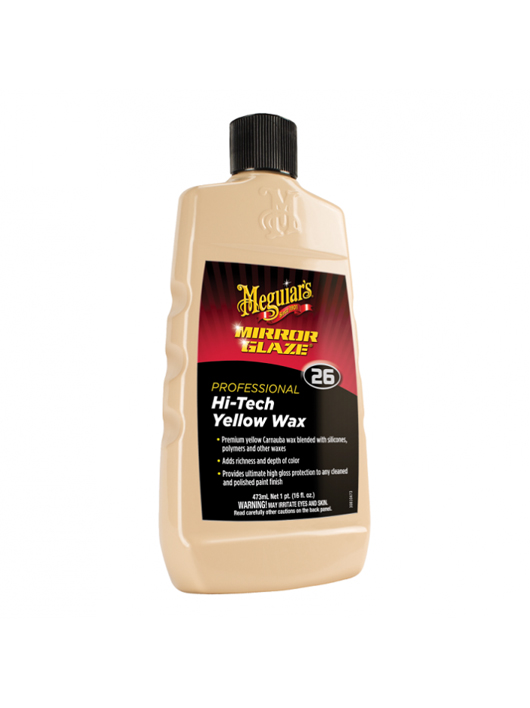 Meguiar’s Mirror Glaze Professional Hi Tech Yellow Wax ceara auto lichida 473ml