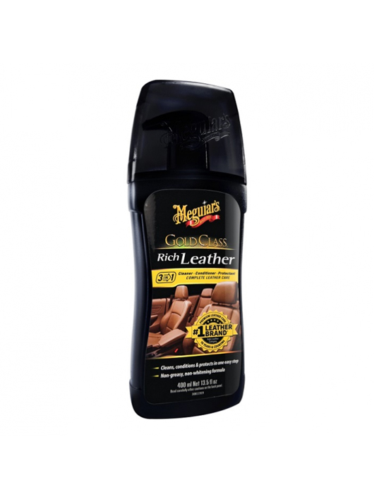 Meguiar’s Gold Class Rich Leather Cleaner and Conditioner 400ml